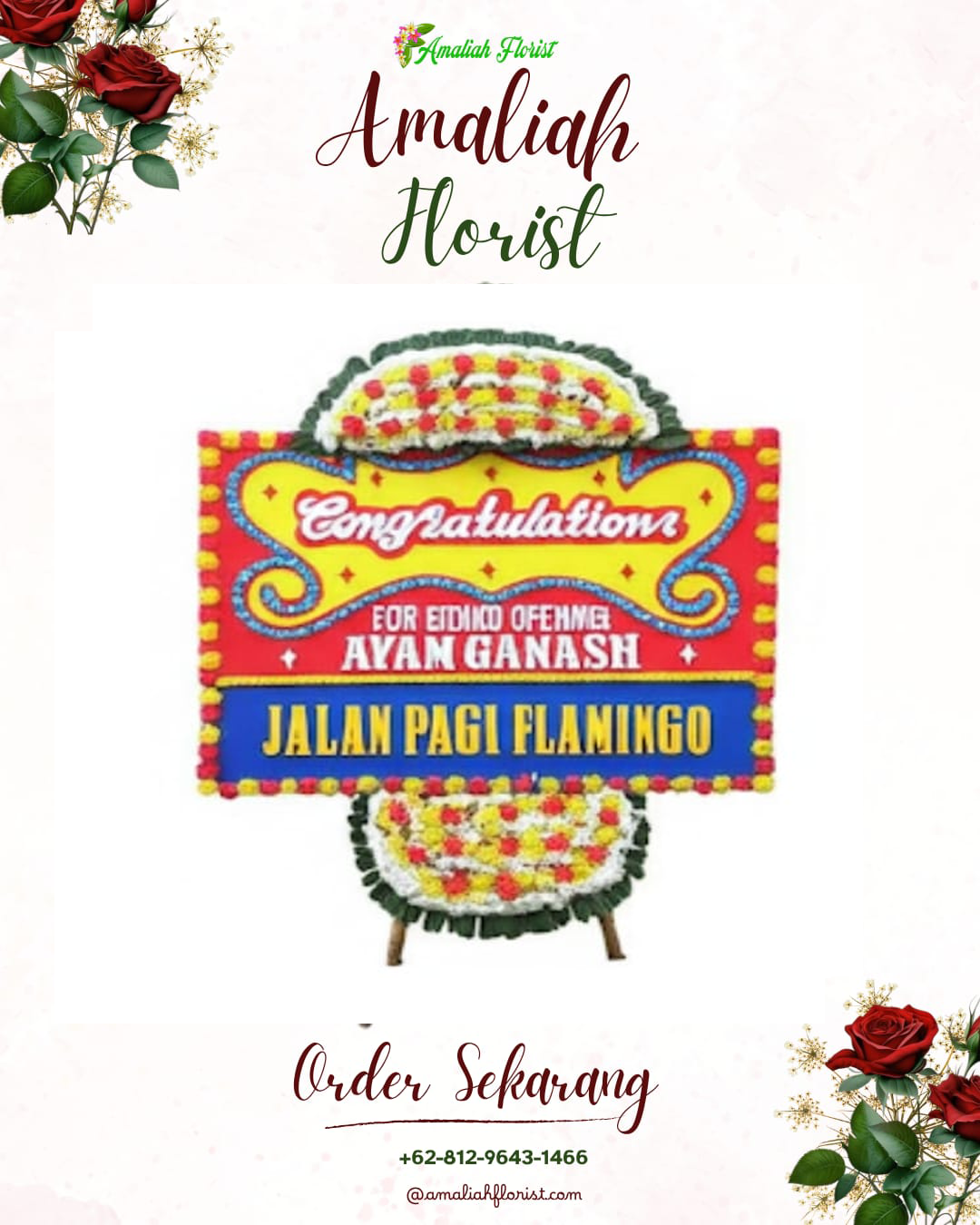 Sewa Papan Bunga Duren Sawit